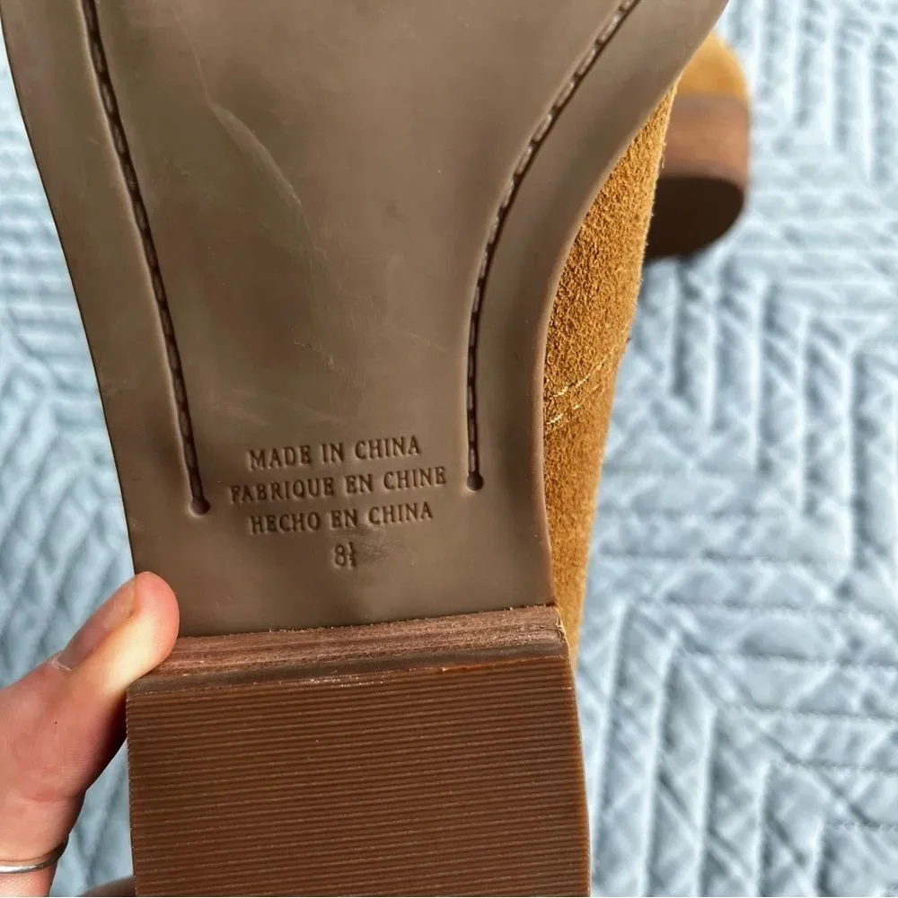 american eagle outfitters brown ankle booties size 8.5